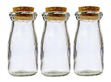 Small Mini Glass Bottles with Cork top stoppers; 100ml. Complimentary Pure Parfum Sample Included