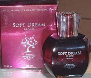Soft Dream Black By DeRay Perfume for Women 3.4 Oz / 100 Ml Eau De Parfum Spray