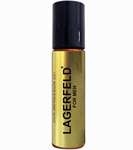 Perfume Studio Oil IMPRESSION of Discontinued Largerfeld Signature Cologne for Men - 100% Pure Undiluted, No Alcohol Premium Parfum (Premium Quality Fragrance Version)