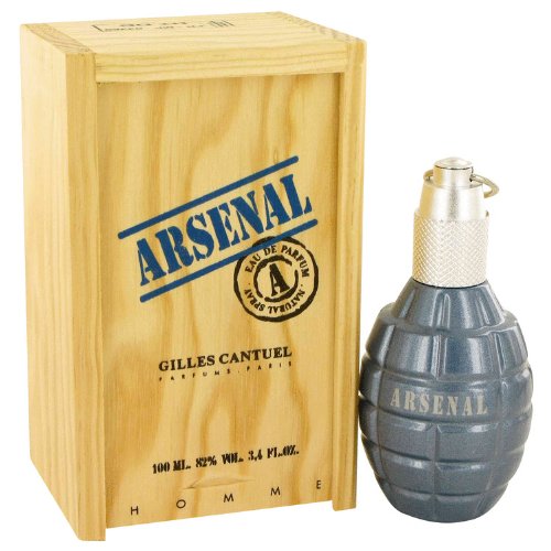 ARSENAL BLUE by Gilles Cantuel Eau De Parfum Spray 3.4 oz Men