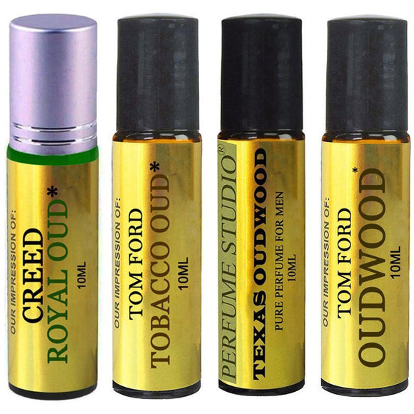 Perfume Studio IMPRESSION Perfume Oil; A Collection of our Top Selling Oud Perfume VERSION Oils with SIMILAR Fragrance Accords to Designer Brands - 100% Pure Undiluted, No Alcohol