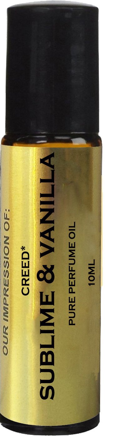 Perfume Studio Impression Fragrance oil Compatible with Sublime Vanilla -100% Pure No Alcohol Oil (Fragrance Oil VERSION/TYPE; Not Original Brand); 10ml Roll On