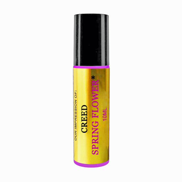 Perfume Studio Elite Perfume Oil IMPRESSION Compatible to: -{*CREED_SPRING_FLOWER}*_WOMEN*; 10ml Roll On, 100% Pure No Alcohol Oil (Perfume Oil VERSION/TYPE; Not Original Brand)