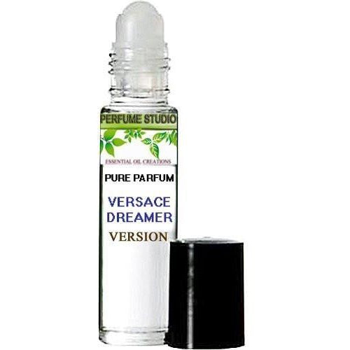 Premium Custom Perfume Blend - Version of Versace Dreamer in 10ml Clear Roller Bottle