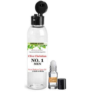 Wholesale Premium Perfume Oil  Inspired by Clive Christian No. 1* Perfume for Men in a 2oz Bottle with a free empty 5ml glass roller bottle