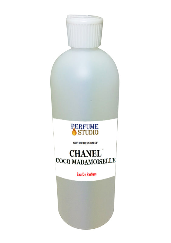 Perfume Studio Impression of Madamoiselle Eau de Parfum for Women - Bulk 16oz Bottle; Prediluted & Ready to Spray