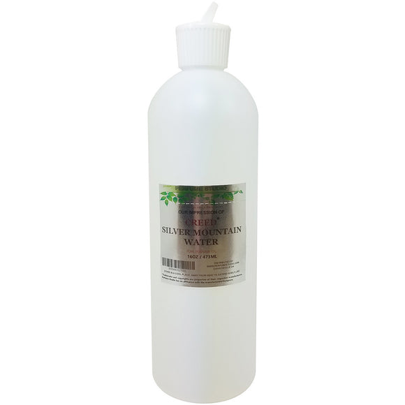 Premium Perfume Oil IMPRESSION of Silver Mountain Water by Creed* (Bulk Designer Type Oil; 16oz HDPE Bottle