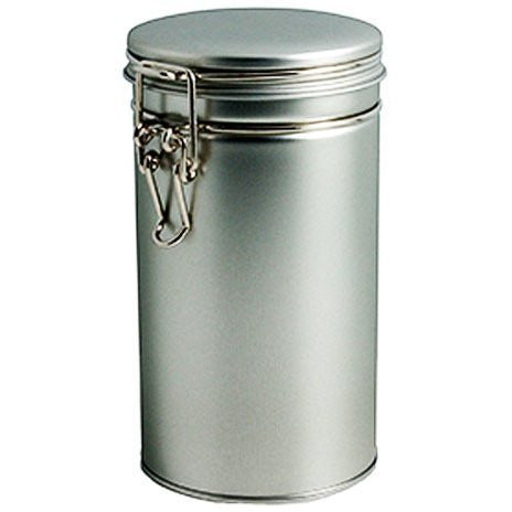 Cafe Cubano? Tin Container with sealed Latch - Food Storage Quality 6.5