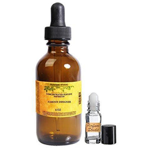 Premium Custom Perfume Blend - Version of Tom Ford Tobacco Vanille in a 4 oz Amber Dropper Bottle & Free Empty 5ml Rollon