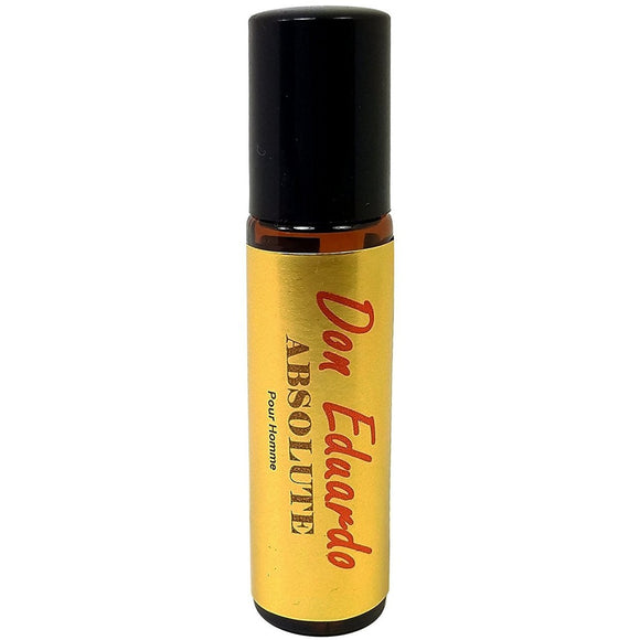 Don Eduardo Absolute Perfume for Men. A Pheromone Powered Fragrance that Seduces the Mind of Women with its Invigorating & Seductive Aroma, 10ml Amber Glass Roll On Bottle