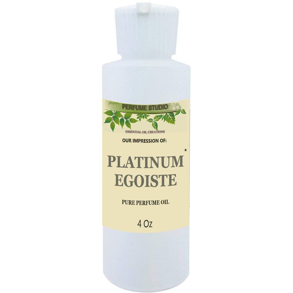 Wholesale Perfume Oil Inspired by Channel Egoiste Platinum* Cologne for Men, 4oz Bottle