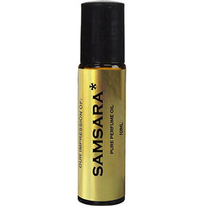 Samsara Perfume Oil IMPRESSION with Similar Fragrance Accords to Samsara Perfume for Women - 10ml Amber Glass Roller